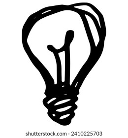 
Hand Drawn Lamp Doodle Drawing
