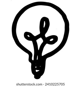
Hand Drawn Lamp Doodle Drawing