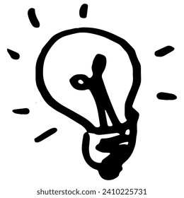 
Hand Drawn Lamp Doodle Drawing