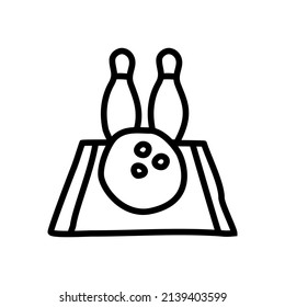 hand drawn lanes icon illustration