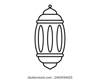 Hand Drawn Lantern Eid Al Fitr