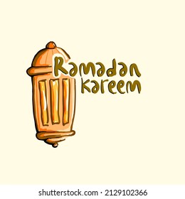 Hand drawn Lantern Set Vector Illustration