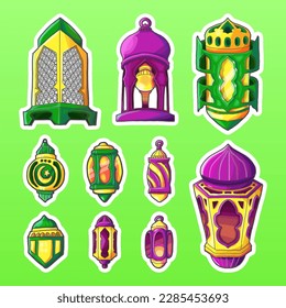 Hand Drawn Lanterns Sticker Pack