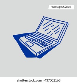 Hand Drawn Laptop
