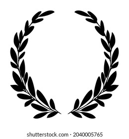 4,097 Hand Drawn Black And White Laurel Wreath Images, Stock Photos ...