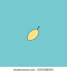 Hand drawn lemon fruit illustration. cute greeting card design. editable vector files for all your graphic needs