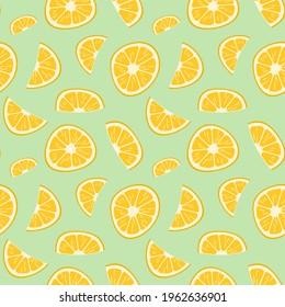 Trama de limón dibujado a mano sin soldadura patrón lindo amarillo vectorial ilusión rica en fruta de vitamina C