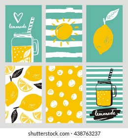 Hand drawn lemonade 