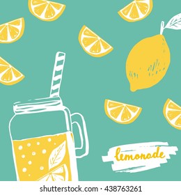 Hand drawn lemonade 