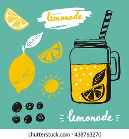 Hand drawn lemonade 