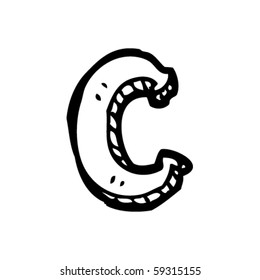 Hand Drawn Letter C Stock Vector (Royalty Free) 59315155 | Shutterstock
