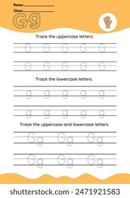 letra dibujada a mano que traza a-z para los niños que practican a mano