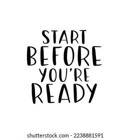 Hand drawn lettering card. The inscription: every day is a fresh start. Perfect abstract design for greeting cards, posters, T-shirts, banners, print invitations.