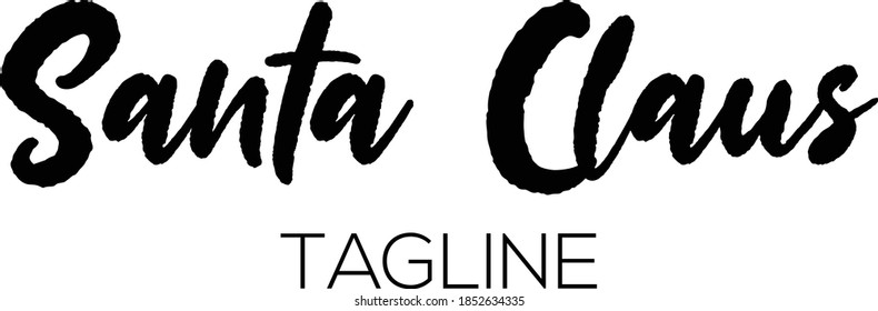 Hand drawn lettering, Christmas theme. Vector illustration, paint with brush. Isolated phrase on white background.
