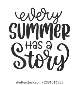 Hand drawn lettering compositions about Summer. Funny season slogans. Isolated calligraphy quotes for travel agency, beach party. Great design for banner, postcard, print or poster.