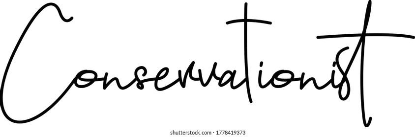 Hand drawn lettering, Environment theme. Vector illustration, paint with brush. Isolated phrase on white background.