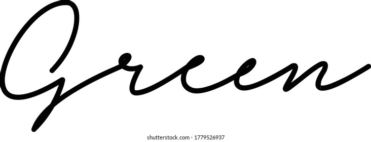 Hand drawn lettering, Environment theme. Vector illustration, paint with brush. Isolated phrase on white background.