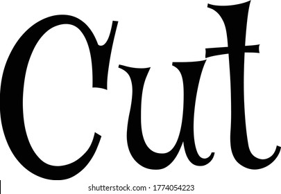 Hand drawn lettering, Food theme. Vector illustration, paint with brush. Isolated phrase on white background.