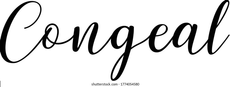 Letras dibujadas a mano, tema de la comida. Ilustración vectorial, pintura con pincel. Frase aislada sobre fondo blanco.