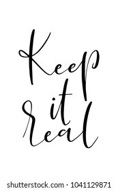 Hand drawn lettering. Ink illustration. Modern brush calligraphy. Isolated on white background. 