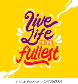 hand drawn lettering inspirational and motivational quote