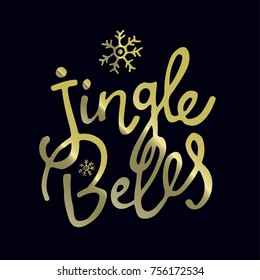 Hand drawn lettering - Jingle Beles