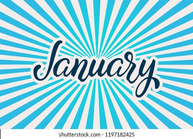 January Calligraphy Images, Stock Photos & Vectors | Shutterstock