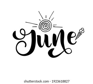 June Word Images, Stock Photos & Vectors | Shutterstock