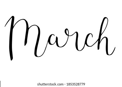 Month Of March Images, Stock Photos & Vectors 