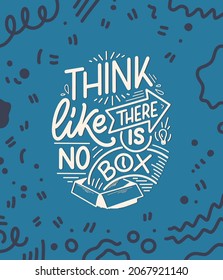Hand drawn lettering quote in modern calligraphy style about business motivation. Inspiration slogan for print and poster design. Vector