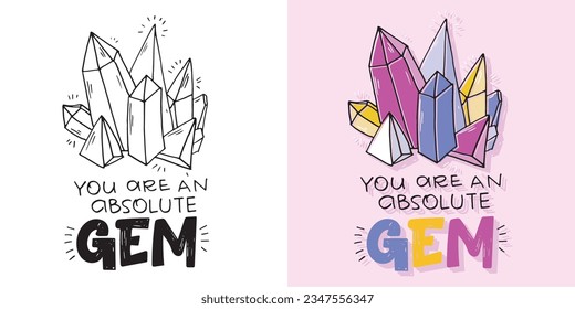 Hand drawn lettering quote in modern calligraphy style . Inspiration slogan for print and poster design, t-shirt desdign, mug or bag print. Vector
