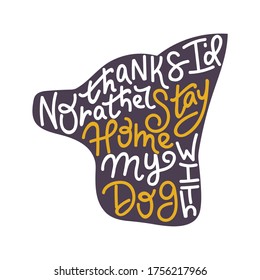 Hand drawn lettering quotes about dogs collections isolated on the white background. Brush ink vector calligraphy illustrations set for banners, greeting card, poster design.
