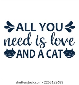 Hand drawn lettering quotes about cats collections isolated on the white background. Fun brush ink vector calligraphy illustrations set for banners, greeting card, poster design.