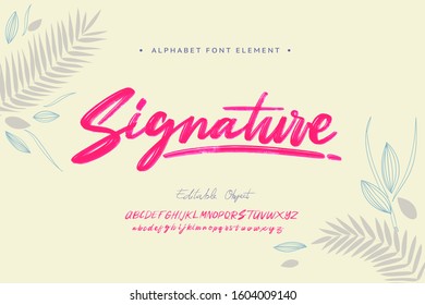 Hand drawn lettering, vector font alphabet lowercase and uppercase. Calligraphy decorative ABC alphabet isolated. Hand lettering and custom typography for your designs, logo, poster, card.