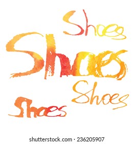 Hand drawn lettering. Vector illustration.