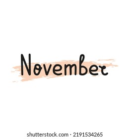 74,657 November lettering Images, Stock Photos & Vectors | Shutterstock