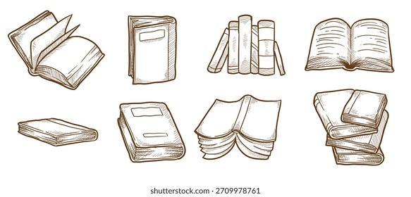 hand drawn libro vector illustration