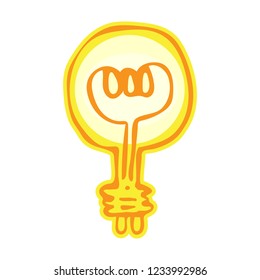 hand drawn Light bulb