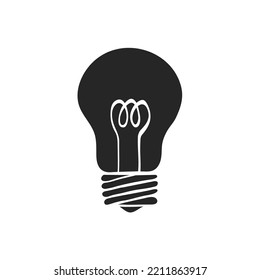 Hand drawn Light bulb vector illustration