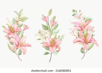 handgezeichnetes, lila Bouquet-Hintergrund