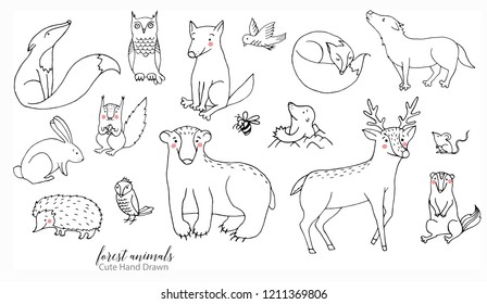 outlines of animal s