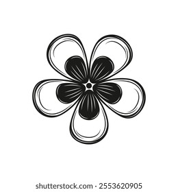 Hand Drawn Line Art Flowers Illustration - 10