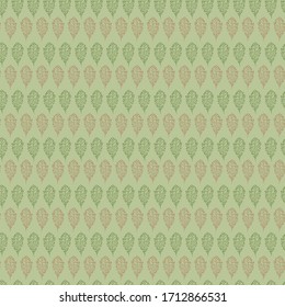 Hand drawn line art oak leaves. Seamless vintage pattern for wallpaper, web sites, wrapping paper, for fashion prints, fabric, design.