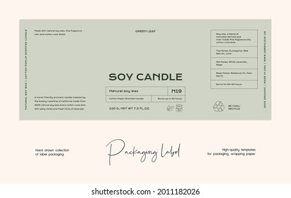 Hand drawn line art vector cosmetics label design template. Boho style illustration of elegant signs and badges for beauty, natural cosmetics, wellness.