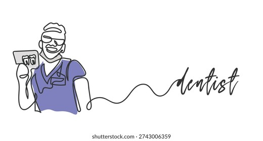 hand drawn line art