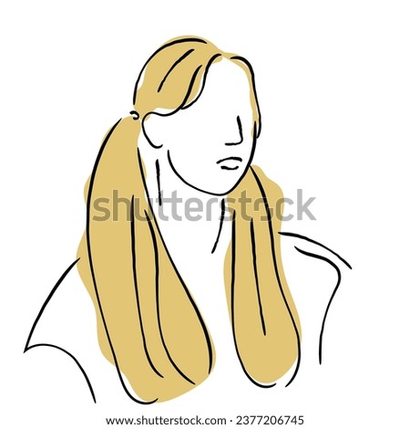 Hand drawn line art vector of 