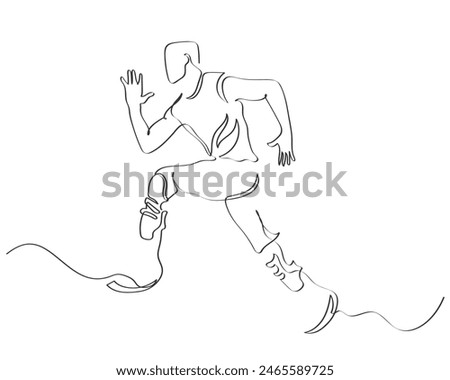 Hand drawn line art vector of extreme sports training. Games and sports events concept elements.