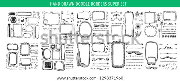 hand drawn line border frame vector design element\
bundle set template for invitation or greeting card cute line\
classic white vegetation flower ritual nails hand isolated black\
abstract edge leaf dra