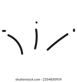 Hand Drawn Line Vector Element