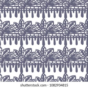 hand drawn line vector lace